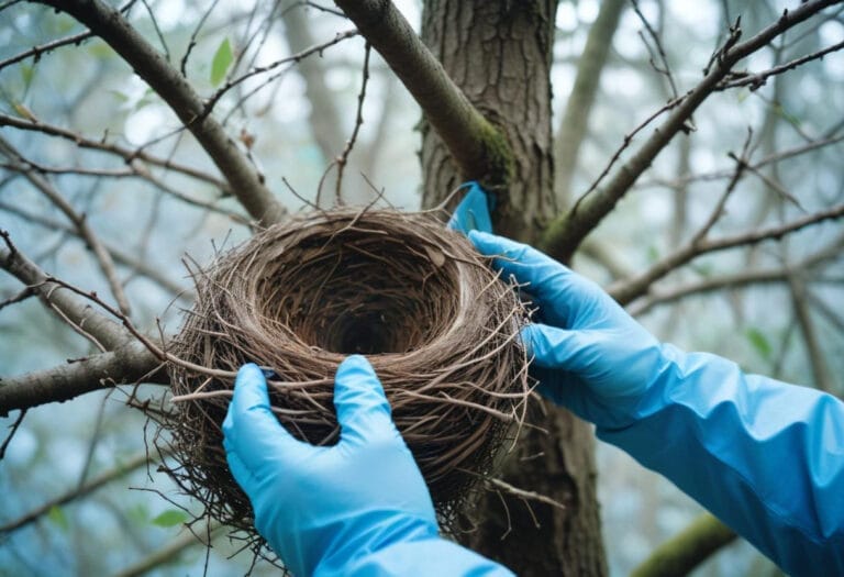 should you remove old bird nests from trees