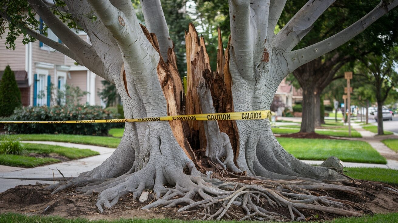 signs a tree needs to be removed